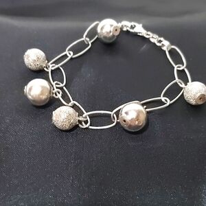 LOVELY ITALIAN SILVER BRACELET!